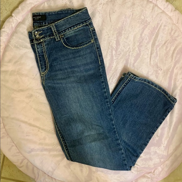 Vintage Nine West Jeans rhinestone back size 10 - Picture 4 of 5